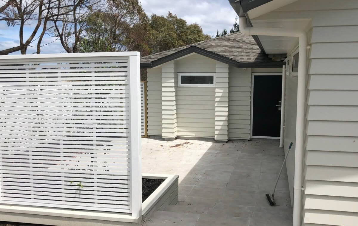 Outdoor area makeover